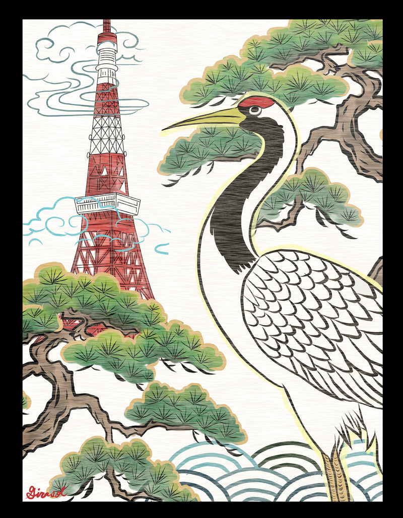 ART PRIME 50000-2601 松に鶴 TOKYOver